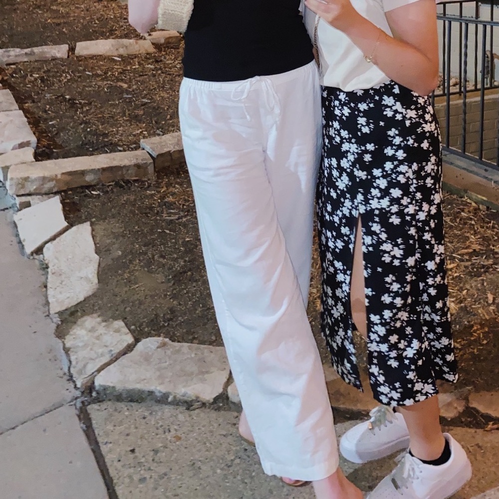 White Linen Pants